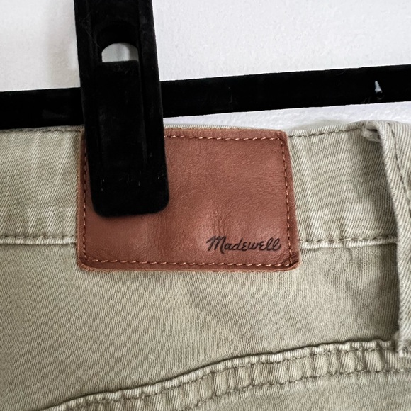 Madewell Taller High-Riser Skinny Jeans, Garment-dyed in Kale, Size 30 Taller - Picture 3 of 4